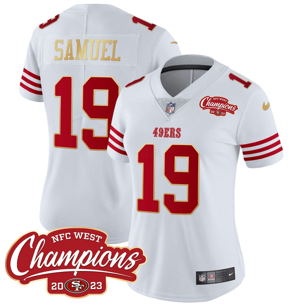 NFL Women’s NFC West Champions Gold Trim Vapor Jersey