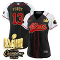 NFL Women’s NFC West Champions & Super Bowl LVIII Gold Patch Jersey