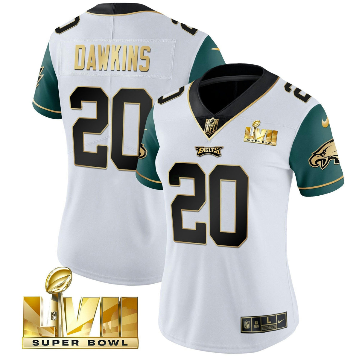NFL Women’s Super Bowl LVII Gold Vapor Jersey