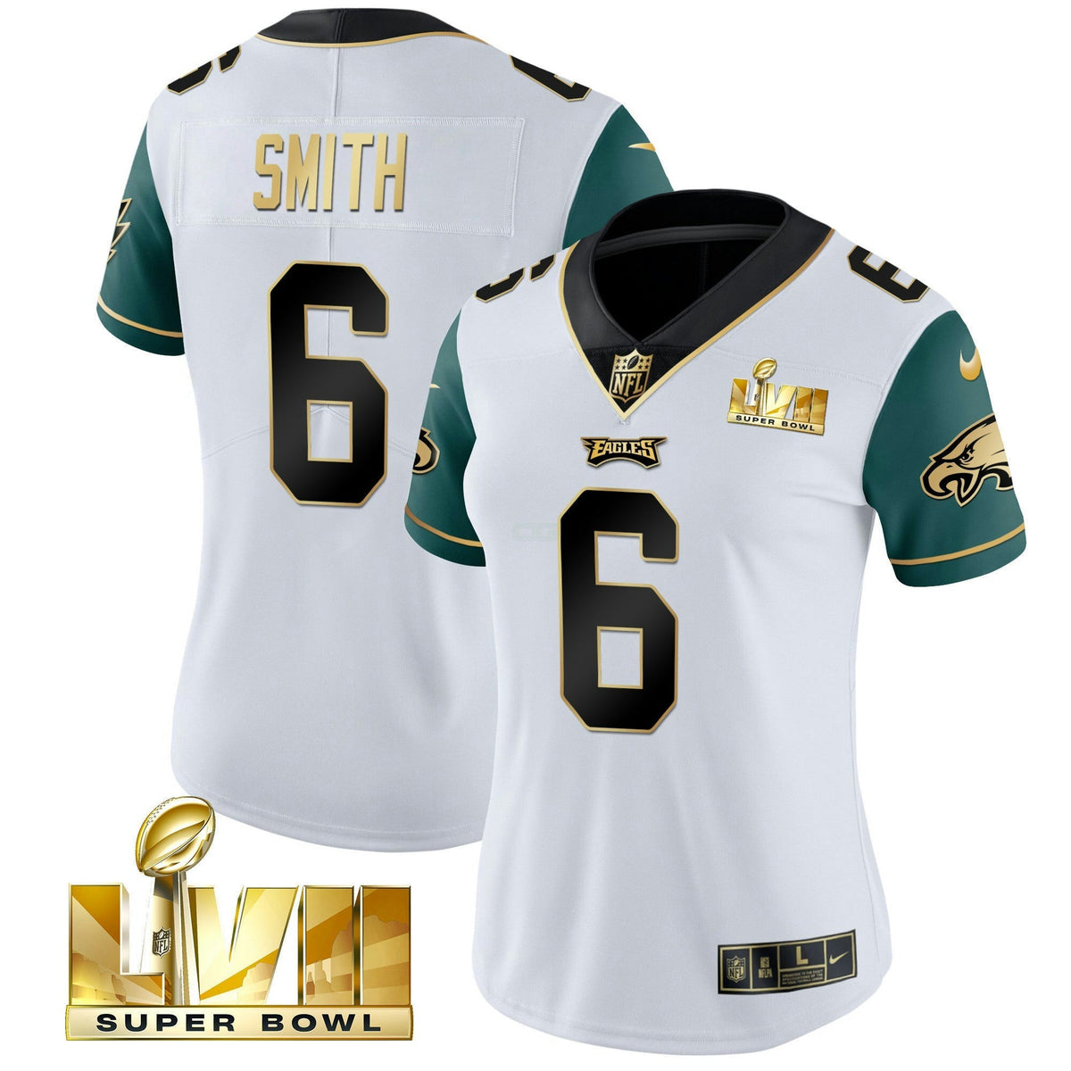 NFL Women’s Super Bowl LVII Gold Vapor Jersey