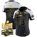 NFL Women’s Super Bowl LVIII & Back 2 Back Gold Patch Vapor Jersey V2