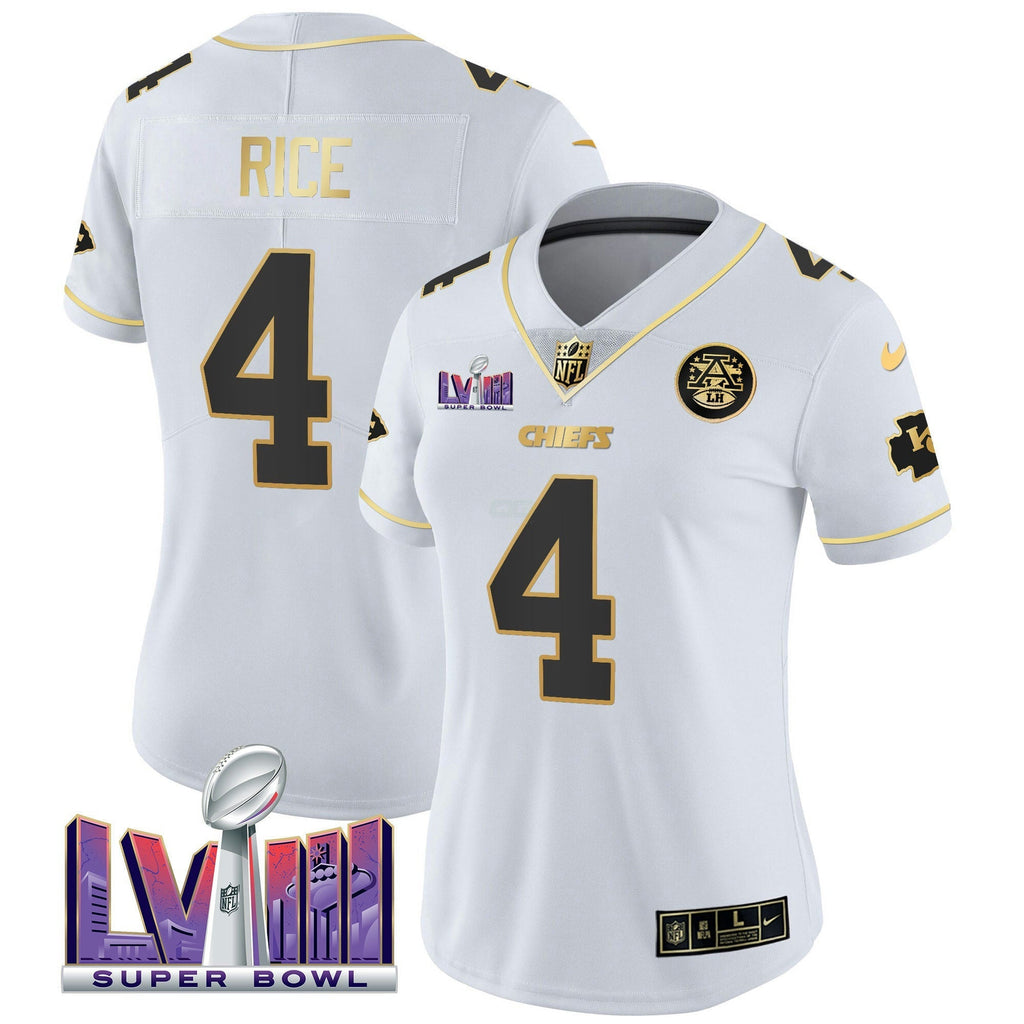 NFL Women’s Super Bowl LVIII Patch Vapor Jersey V4