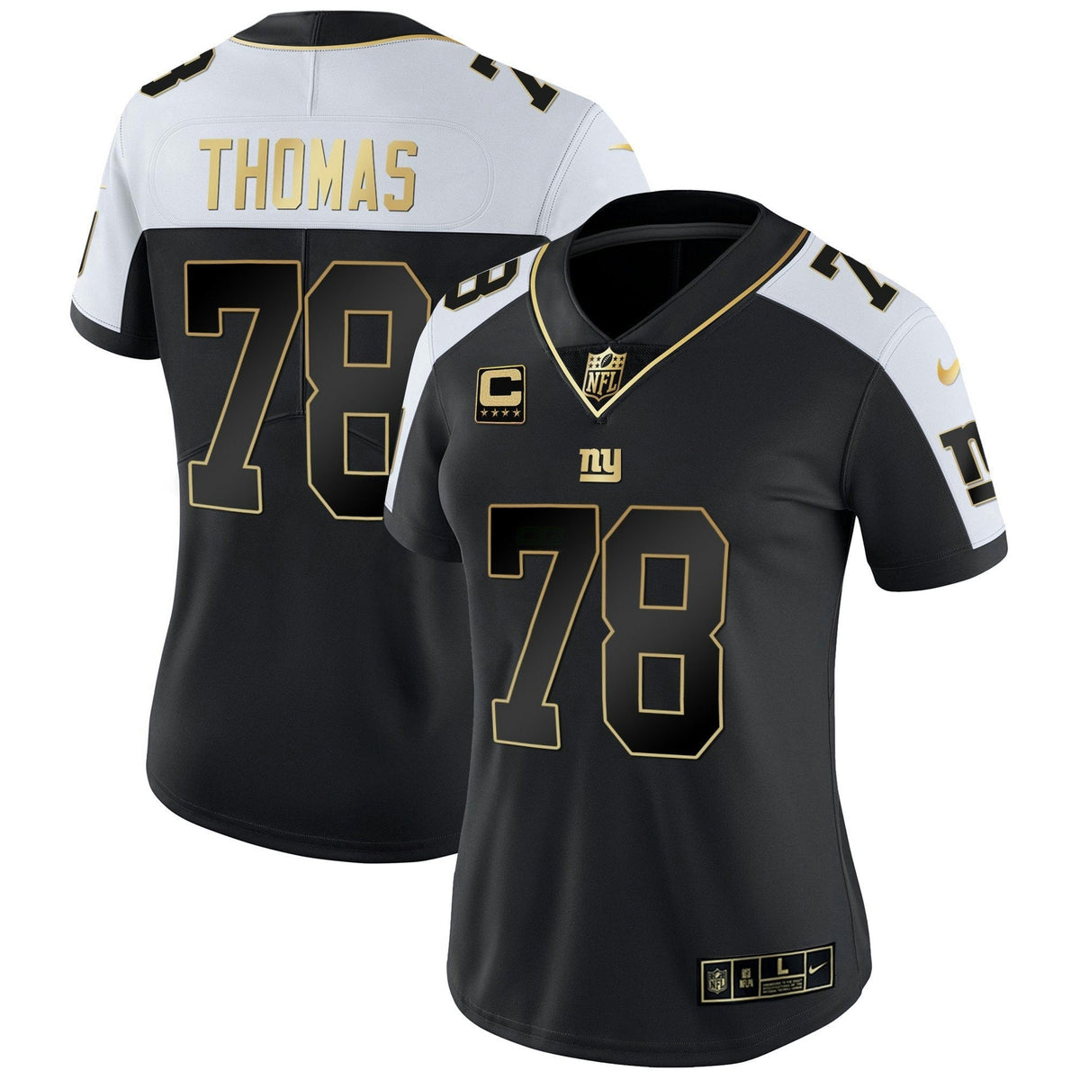 NFL New York Giants Women’s Vapor Gold Jersey