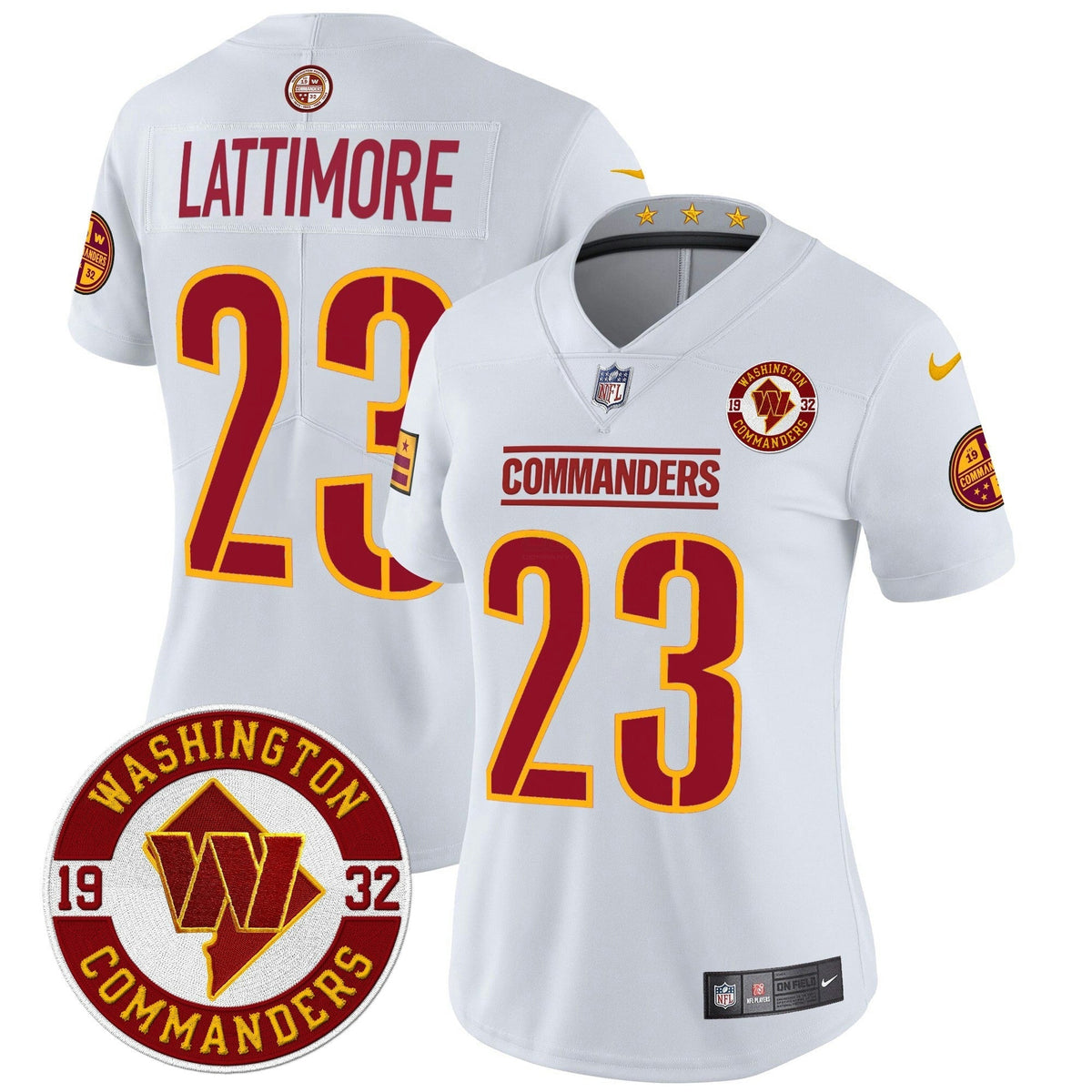 NFL Women’s Washington 2024 Vapor Limited Jersey – Est. 1932 Patch