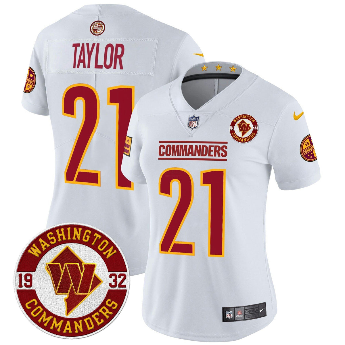 NFL Women’s Washington 2024 Vapor Limited Jersey – Est. 1932 Patch