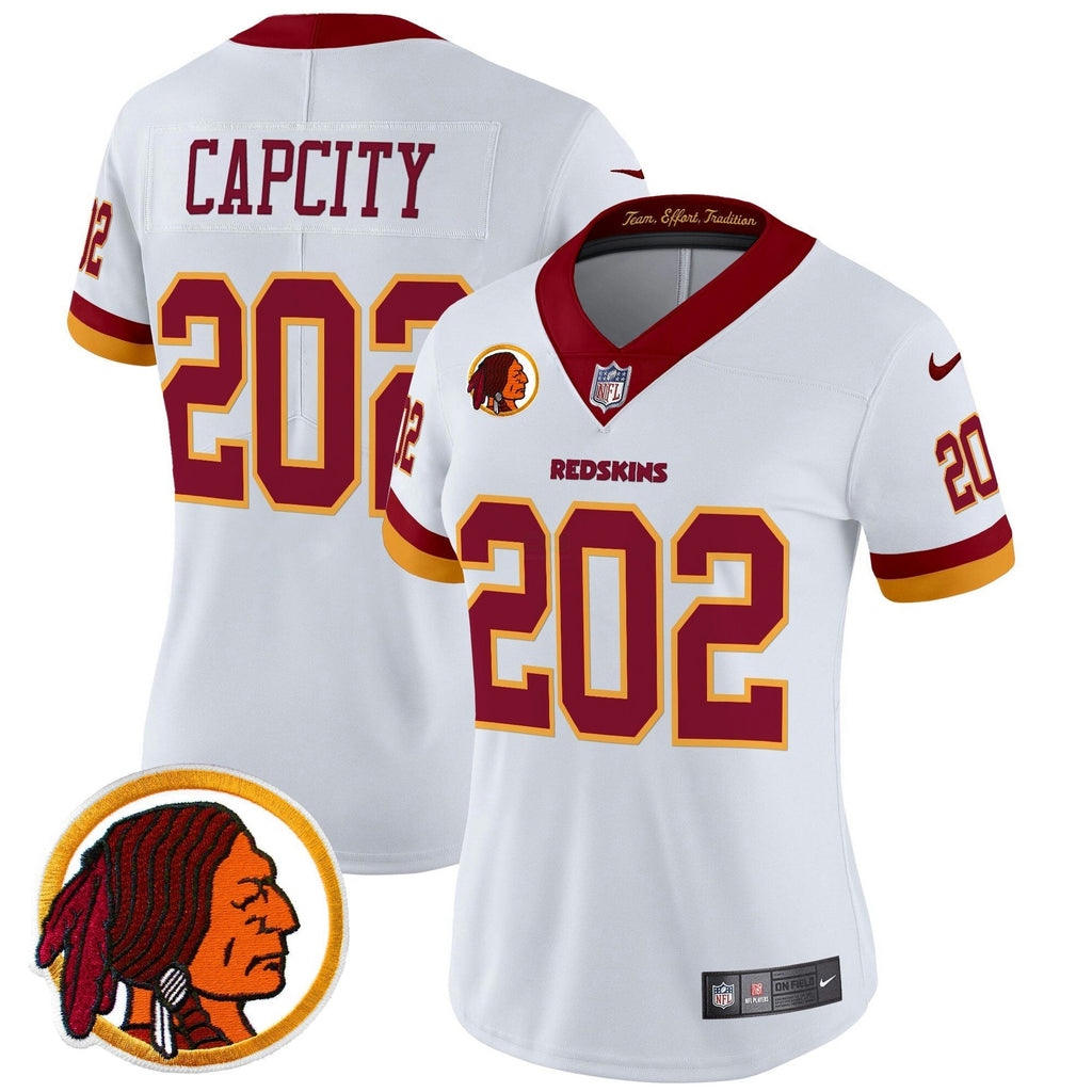 NFL Washington Commanders Women’s Washington Redskins Throwback Vapor Limited Jersey V2