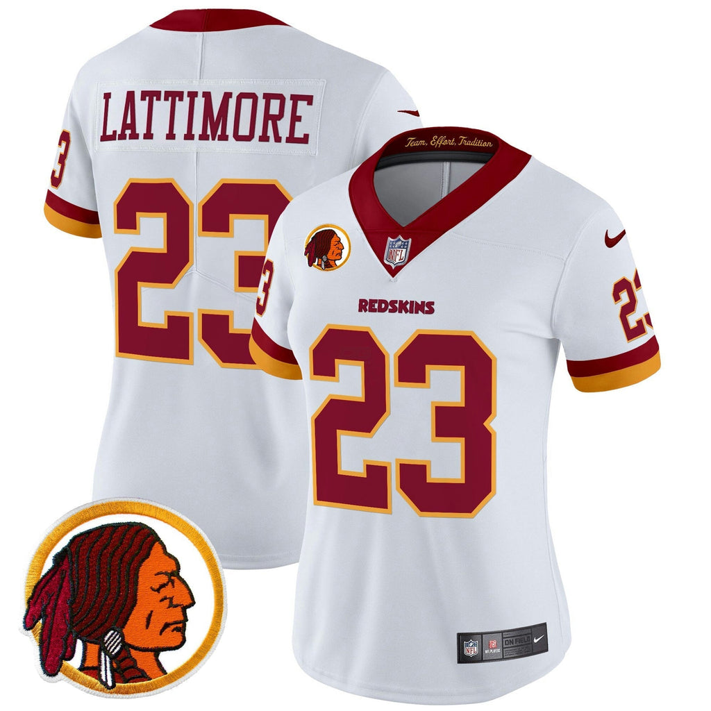NFL Washington Commanders Women’s Washington Redskins Throwback Vapor Limited Jersey V2