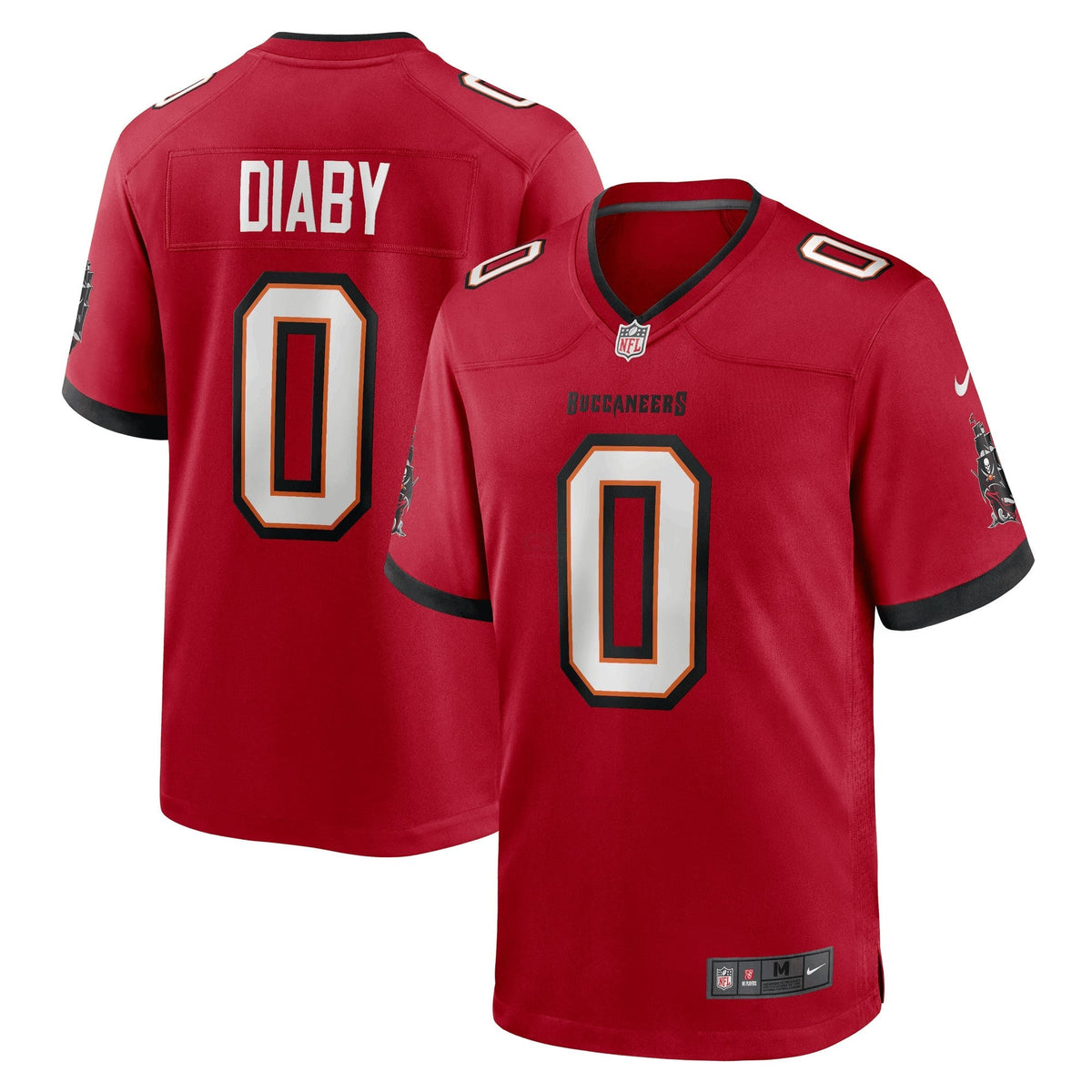 NFL YaYa Diaby Red Tampa Bay Jersey - Orange