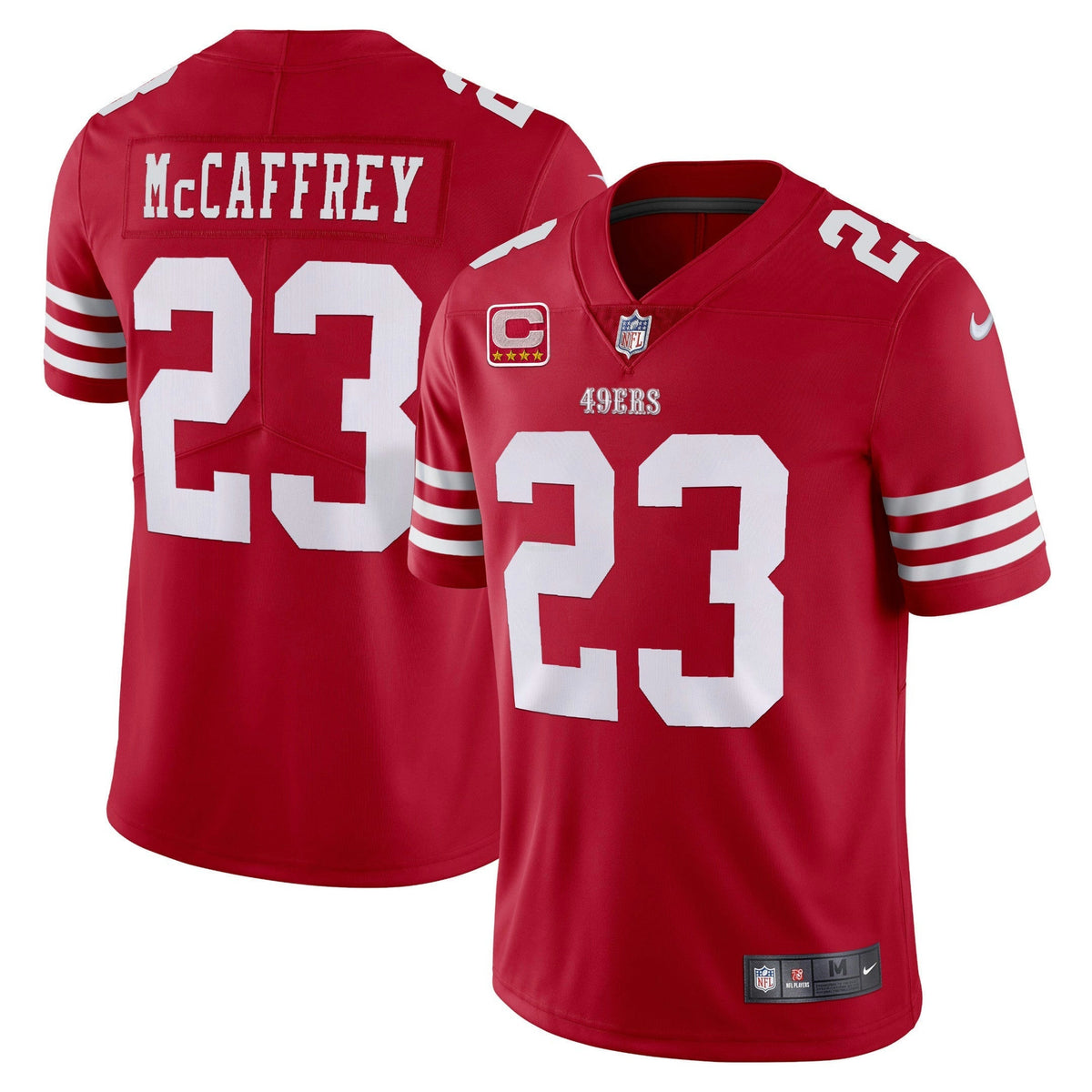 Jersey NFL Youth’s Christian McCaffrey Gold & Split