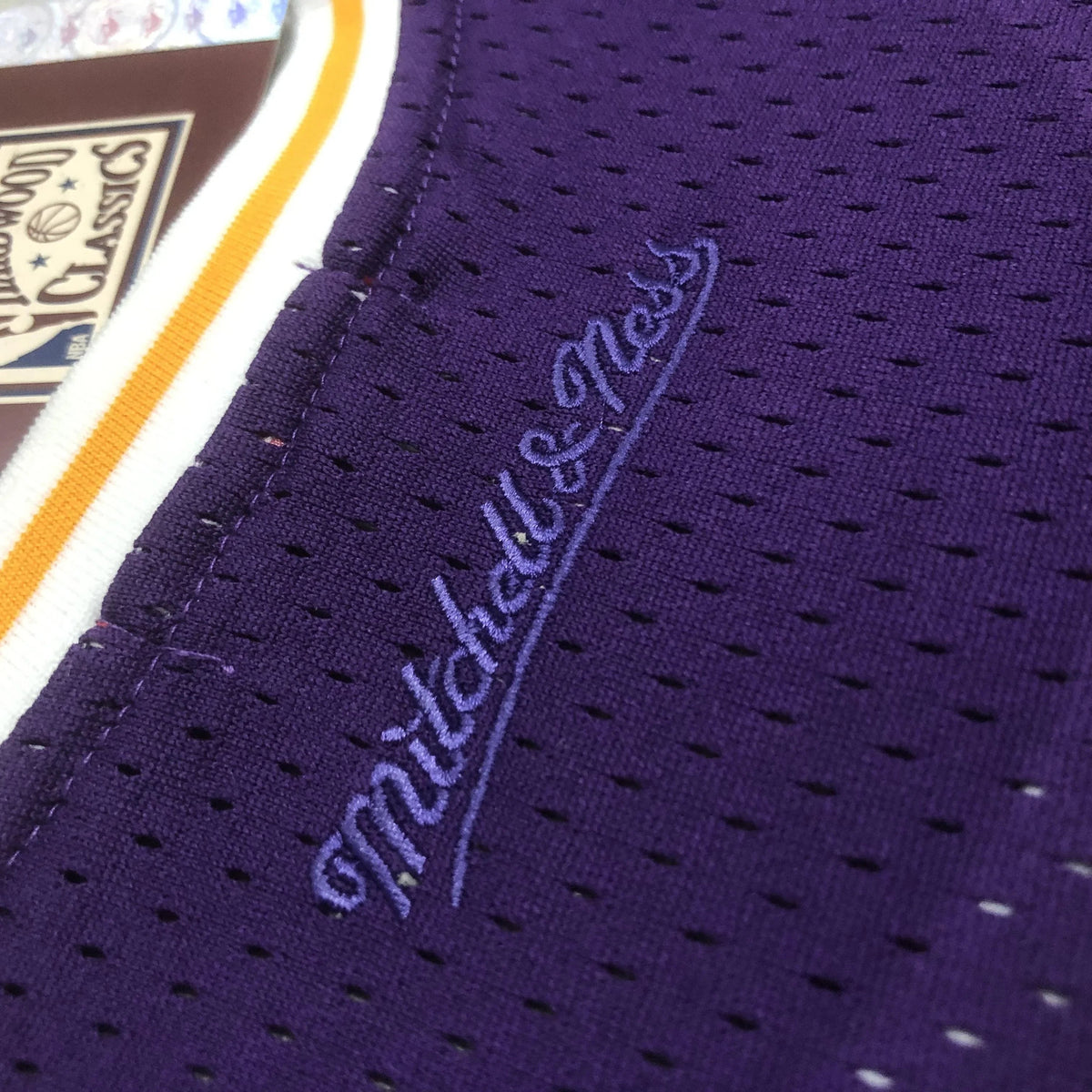 Jersey Cropped Kobe Bryant Los Angeles Lakers Mitchell & Ness Hardwood Classics Purple