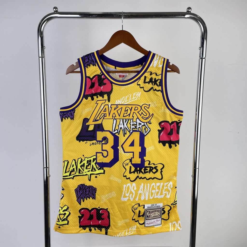 Jersey Swingman Slap Sicker Los Angeles Lakers Mitchell & Ness 1996/97