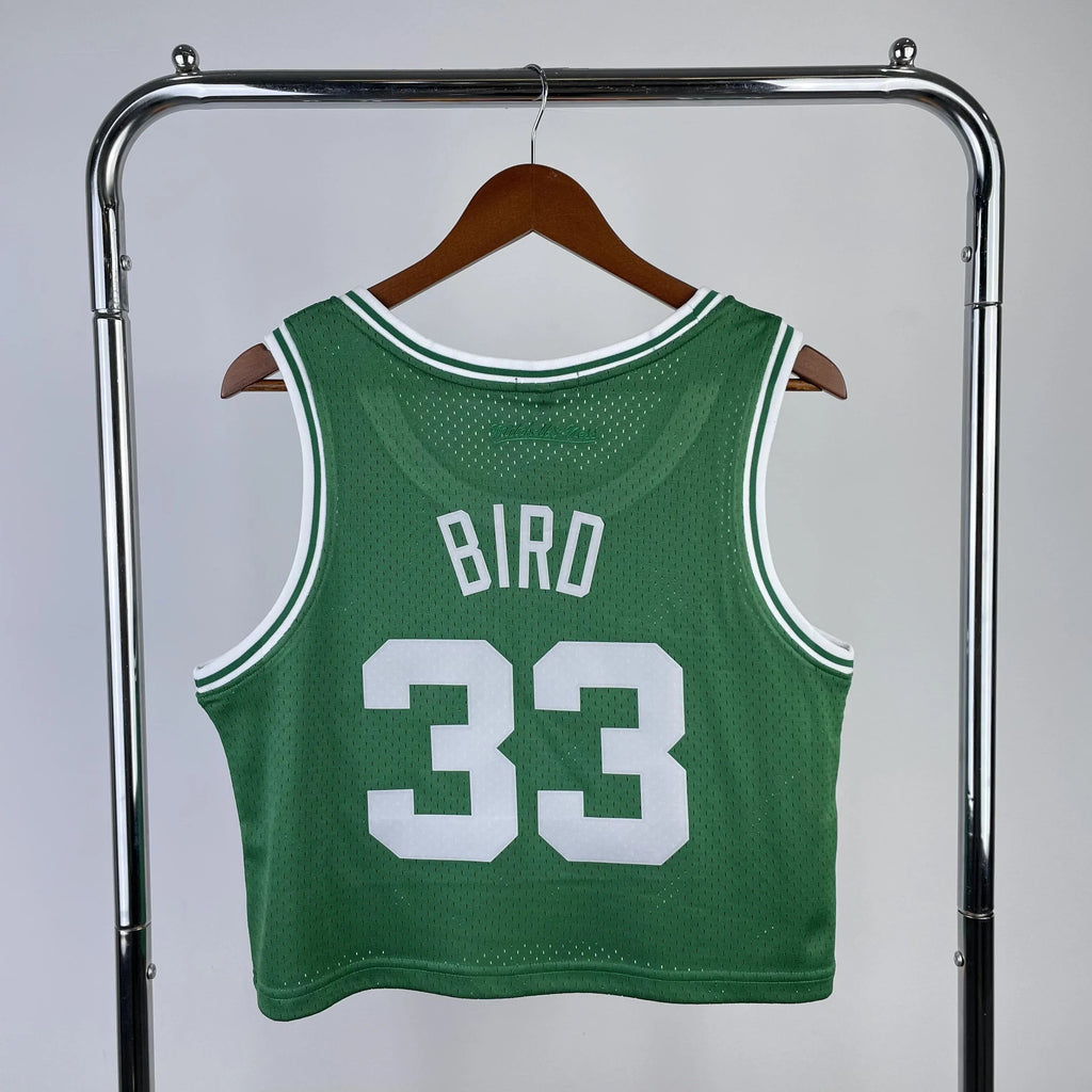 Jersey Cropped Larry Bird Boston Celtics Mitchell & Ness Hardwood Classics