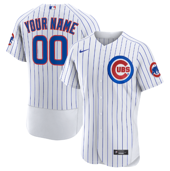 Jersey Chicago Cubs White Authentic