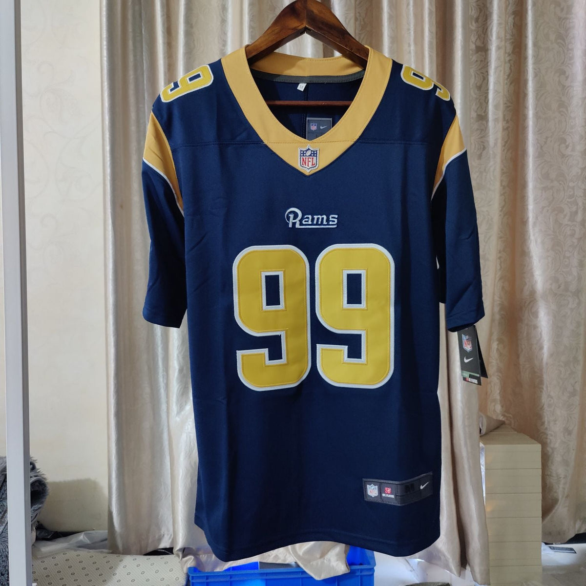 NFL Los Angeles Rams Vapor Limited Jersey Navy Blue