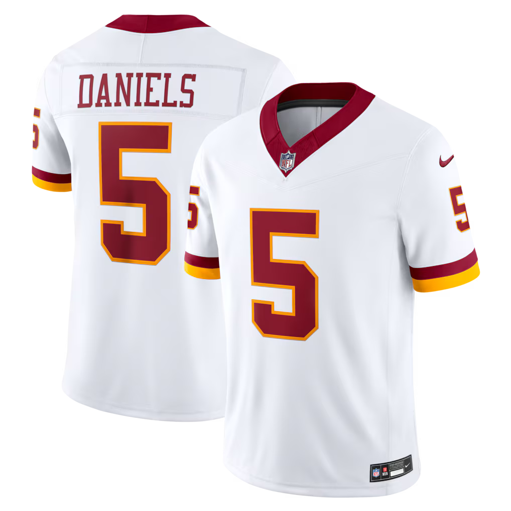 NFL Washington Commanders Vapor F.U.S.E. Limited Jersey Sewn Down White