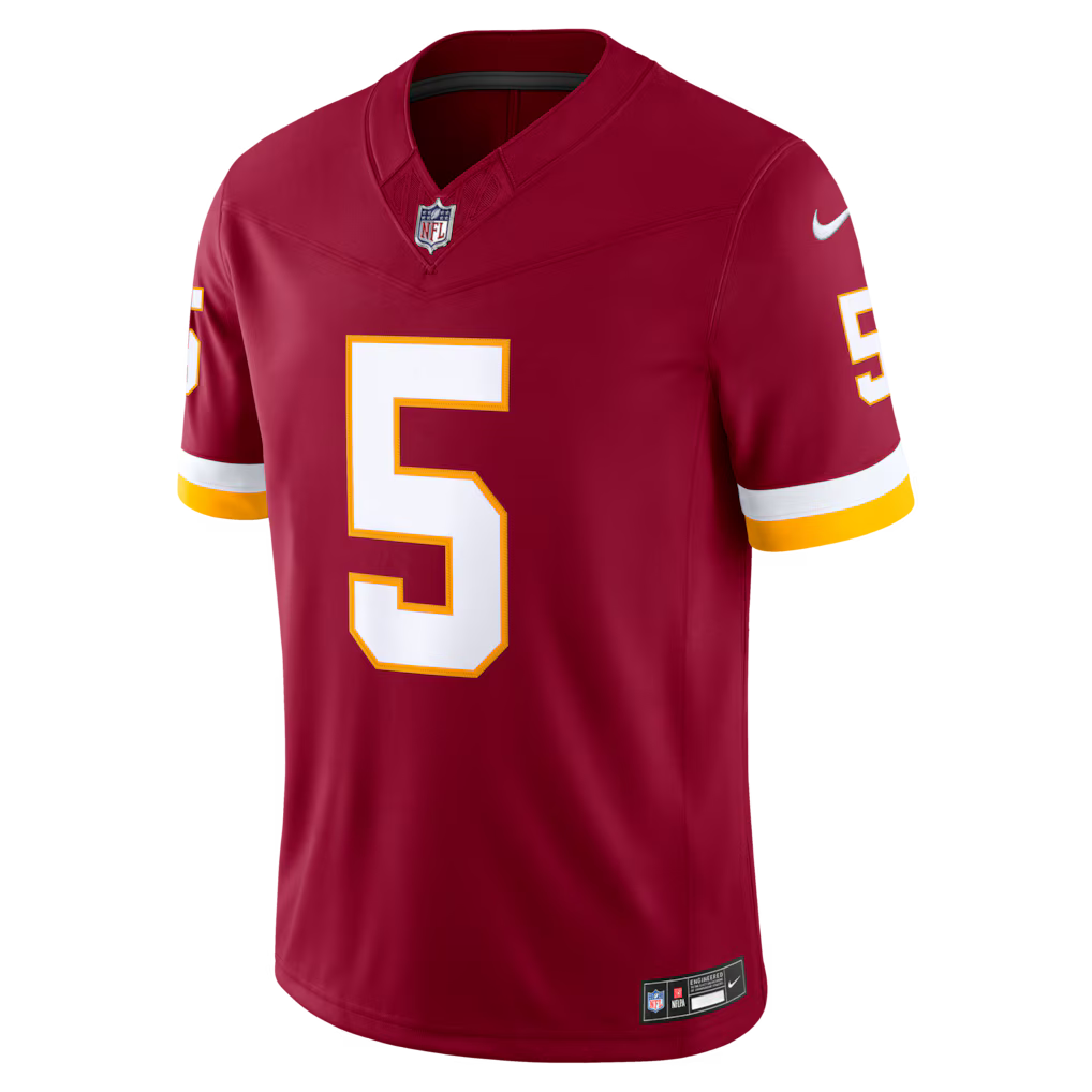 NFL Washington Commanders Vapor F.U.S.E. Limited Jersey Sewn Down Red