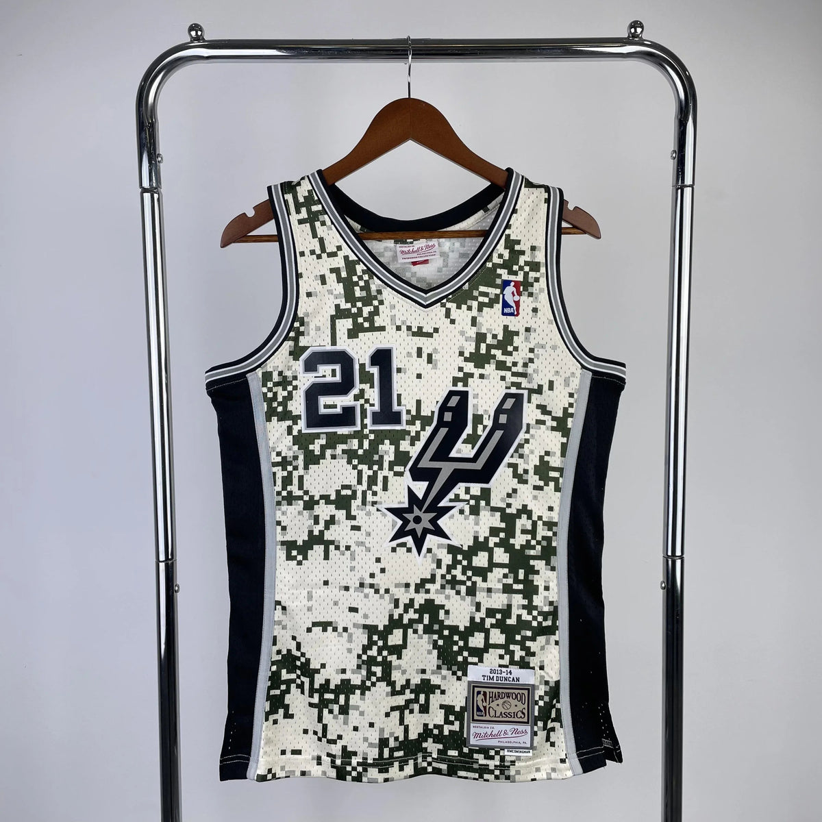 Jersey Swingman San Antonio Spurs Mitchell & Ness Hardwood Classics 2013/14