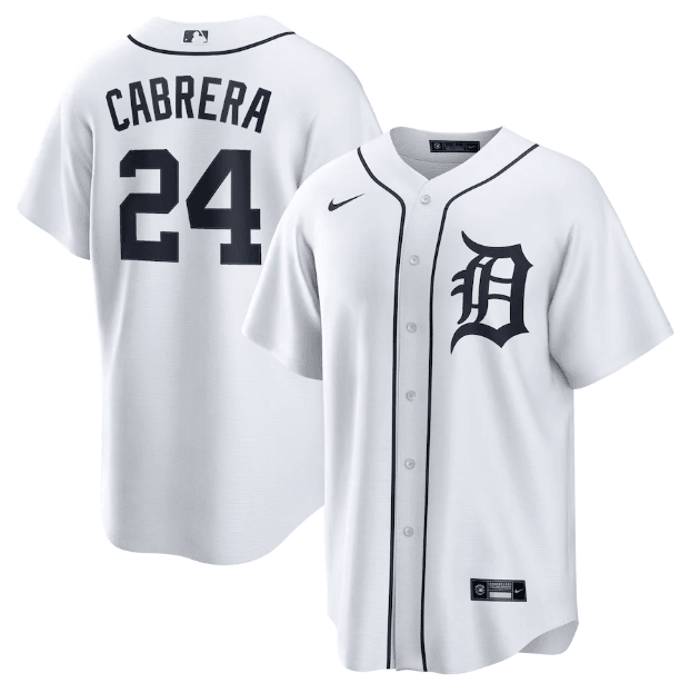 Jersey Detroit Tigers White Fan