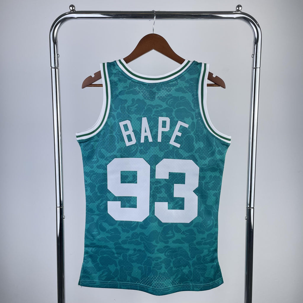 Jersey Swingman BAPE X Boston Celtics Mitchell & Ness Hardwood Classics 1985/86