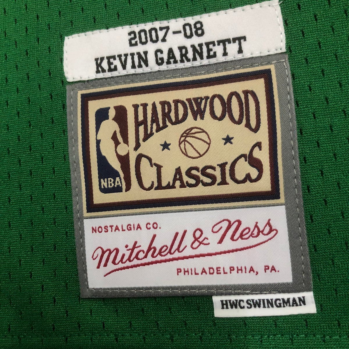 Jersey Swingman Boston Celtics Mitchell & Ness Hardwood Classics 2007/08