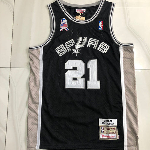 Jersey Authentic San Antonio Spurs Mitchell & Ness Hardwood Classics 2001/02