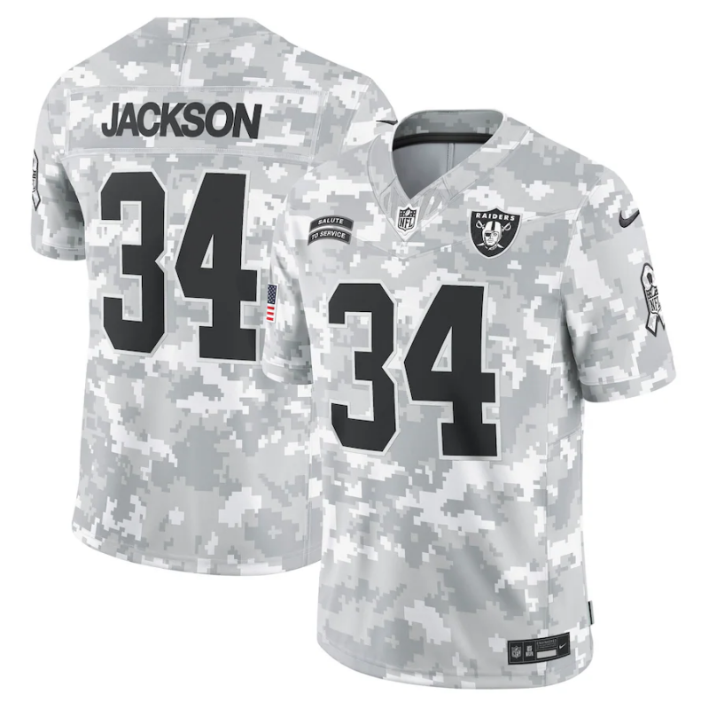 NFL Las Vegas Raiders Vapor F.U.S.E. Limited Jersey Salute To Service 2024