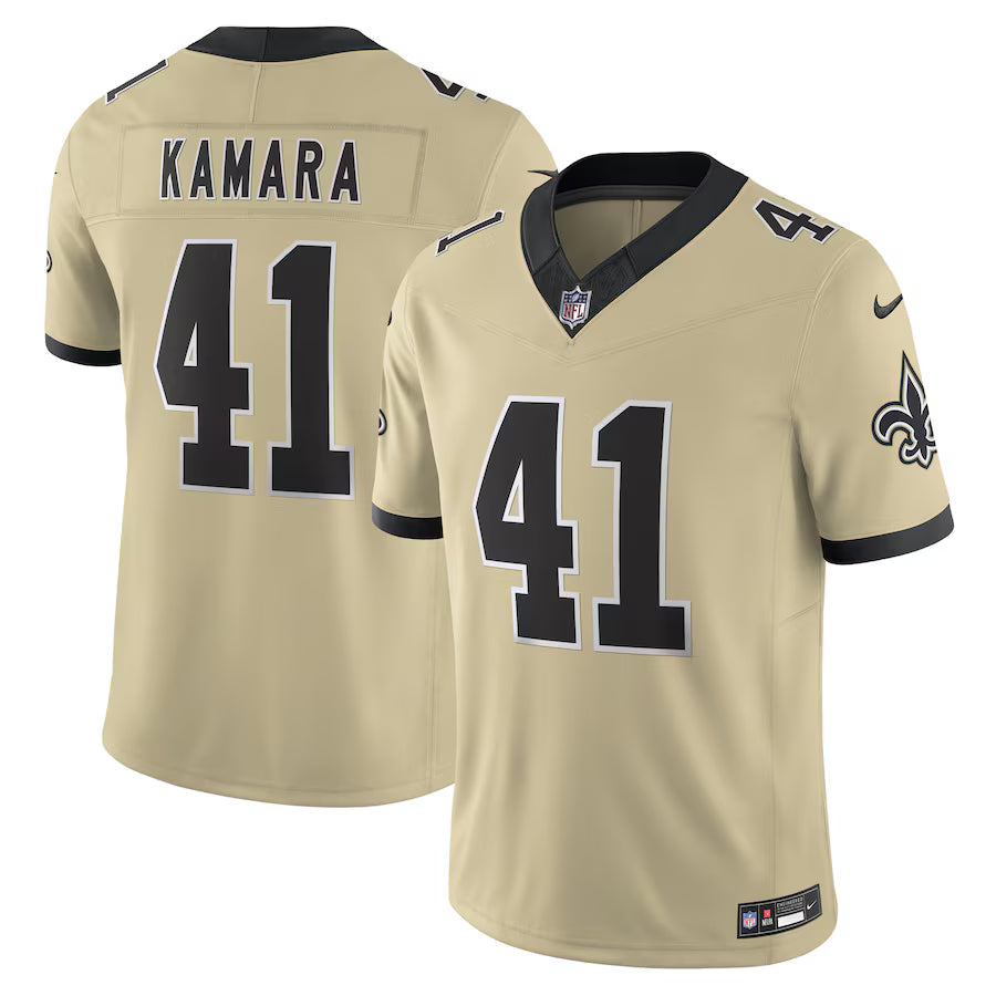 NFL New Orleans Saints Vapor F.U.S.E. Limited Jersey Gold