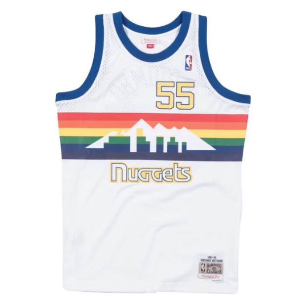 Jersey Swingman Denver Nuggets Mitchell & Ness Hardwood Classics 1991/92