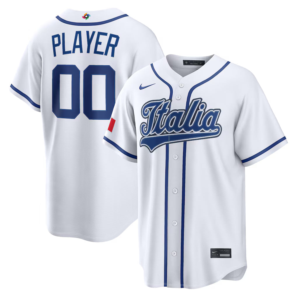 Jersey Beisebol Italy WBC 2026 White