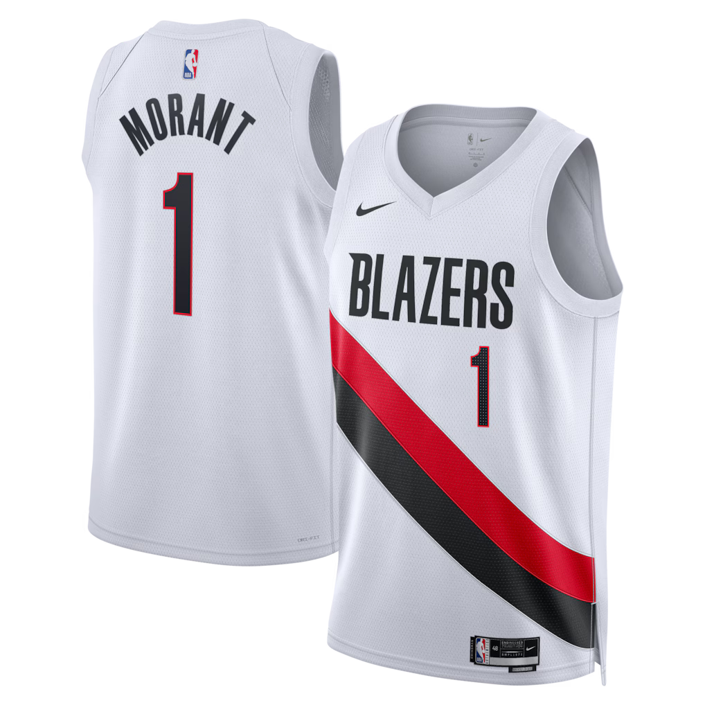 Jersey NBA Portland Trail Blazers Association Edition Ja Morant