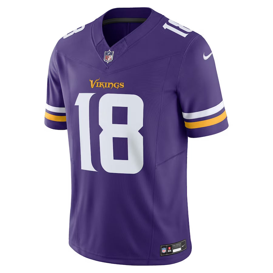 NFL Minnesota Vikings Vapor F.U.S.E. Limited Jersey Purple
