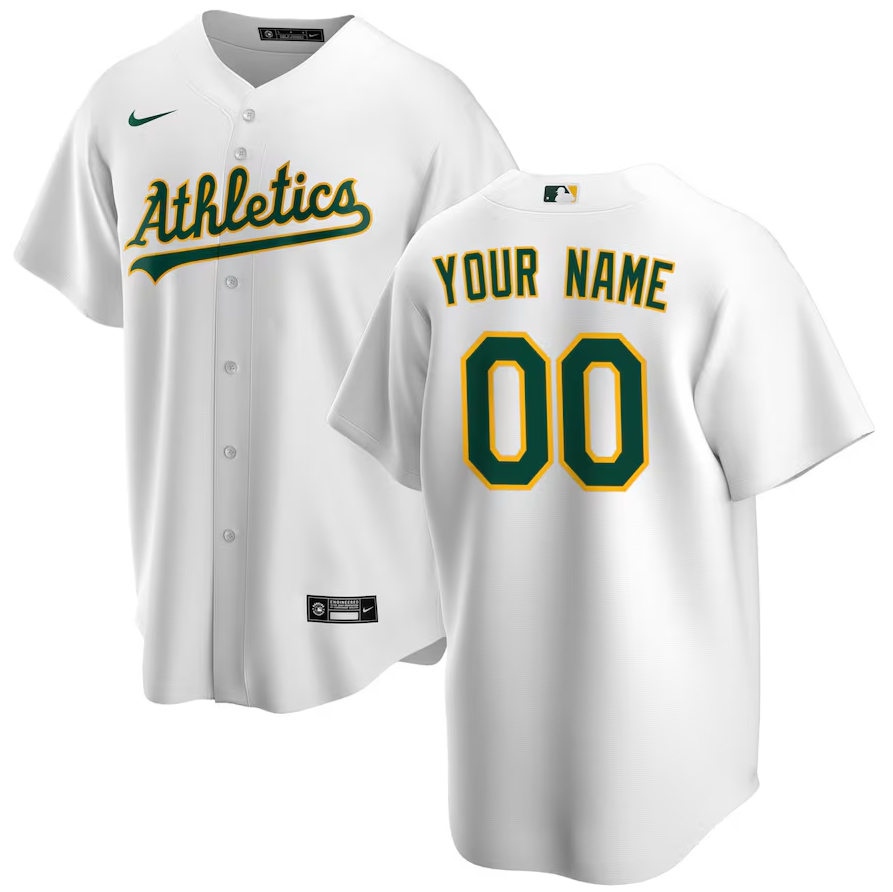 Jersey Oakland Athletics White Fan Silkada