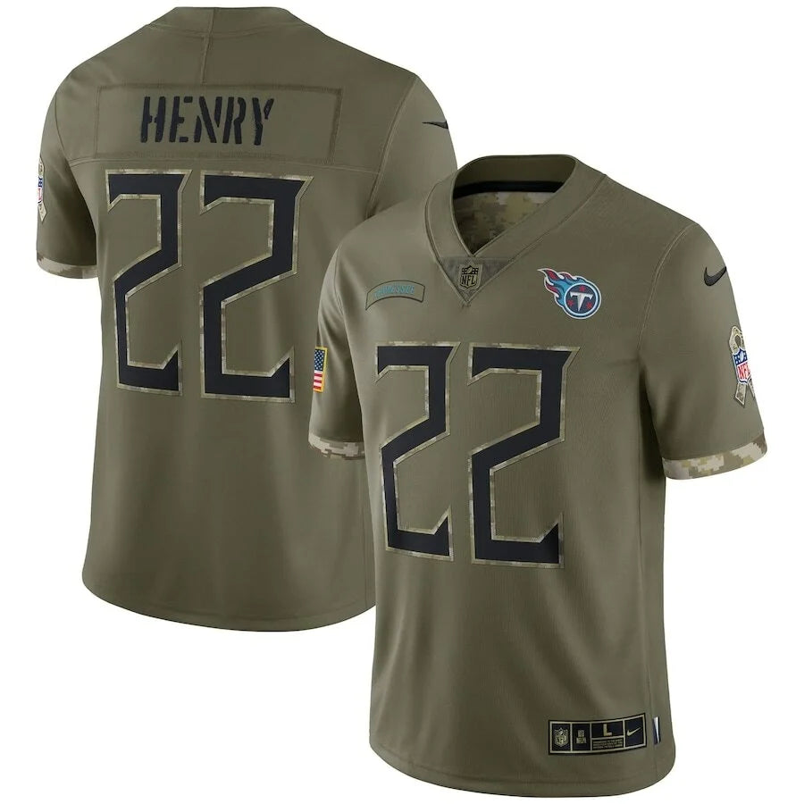 NFL Tennessee Titans Vapor Limited Jersey Salute To Service 2022