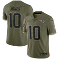 NFL New England Patriots Vapor Limited Jersey Salute To Service 2022
