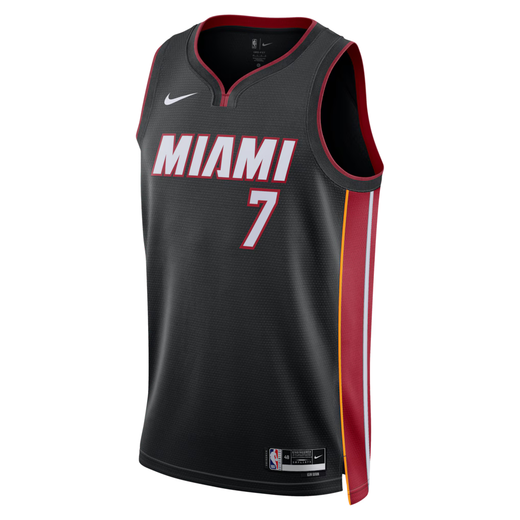 Jersey NBA Miami Heat Icon Edition Giannis Antetokounmpo