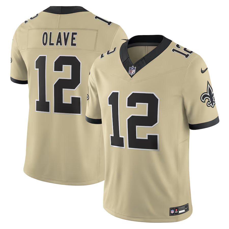 NFL New Orleans Saints Vapor F.U.S.E. Limited Jersey Gold