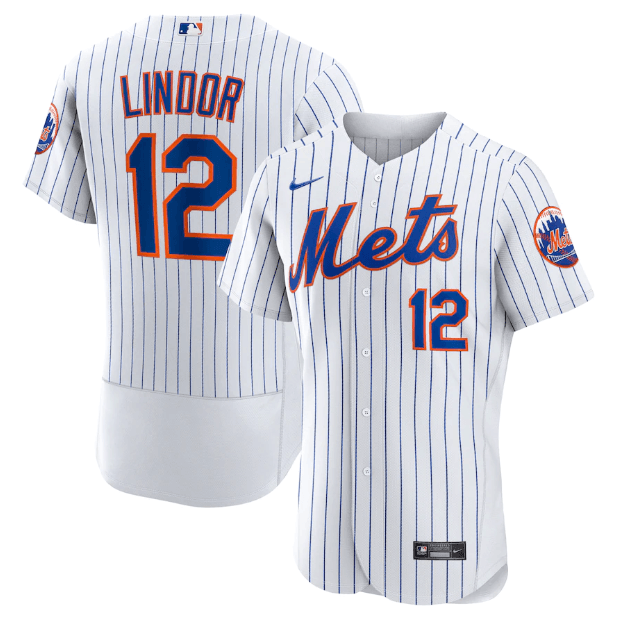 Jersey New York Mets White Authentic